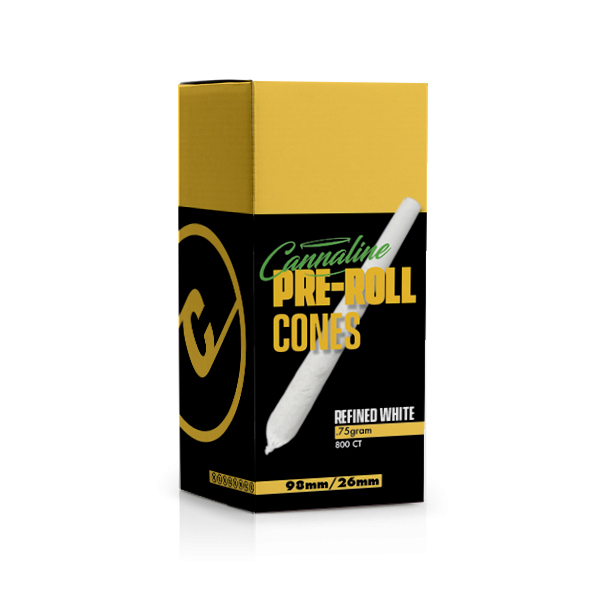 .75 Gram Classic White 98mm Pre-roll Cones