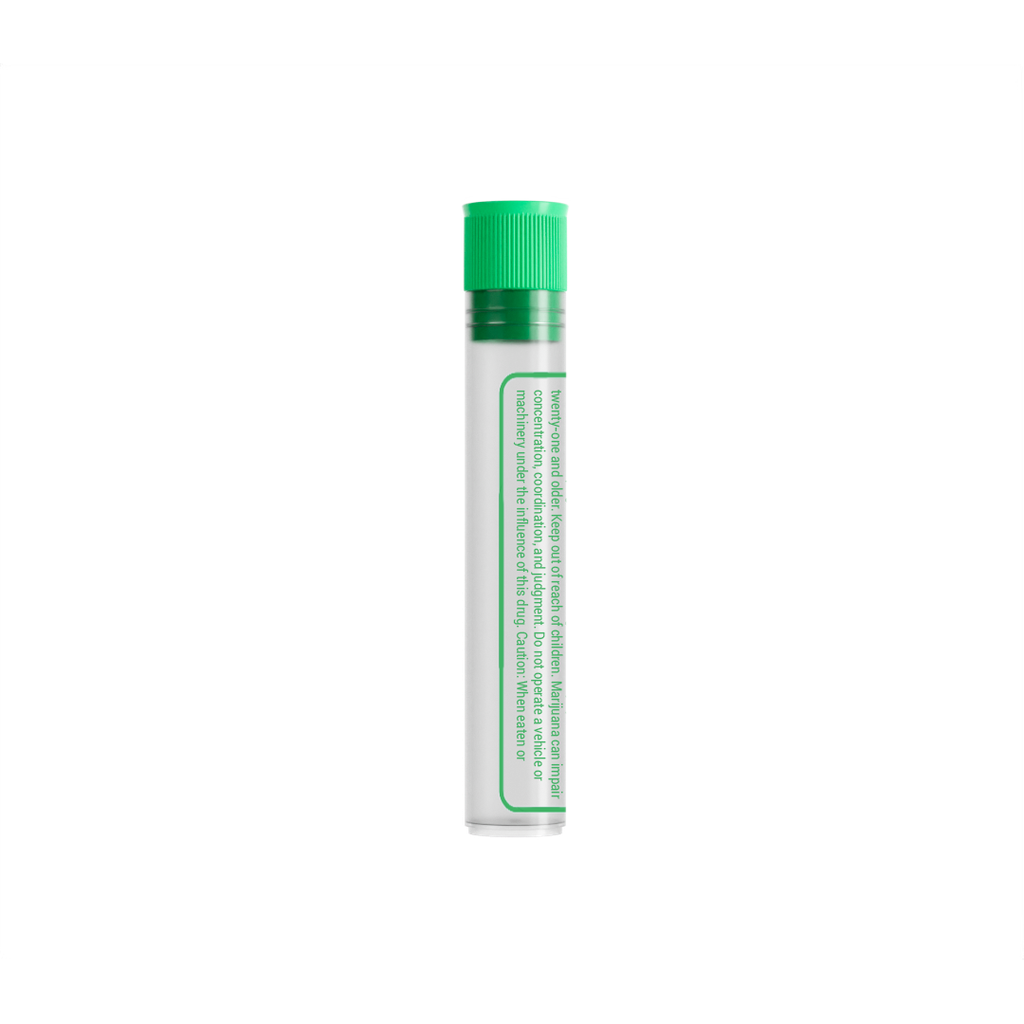 Short (99mm) AZ State Code Pre-Roll Tubes - Green Lid