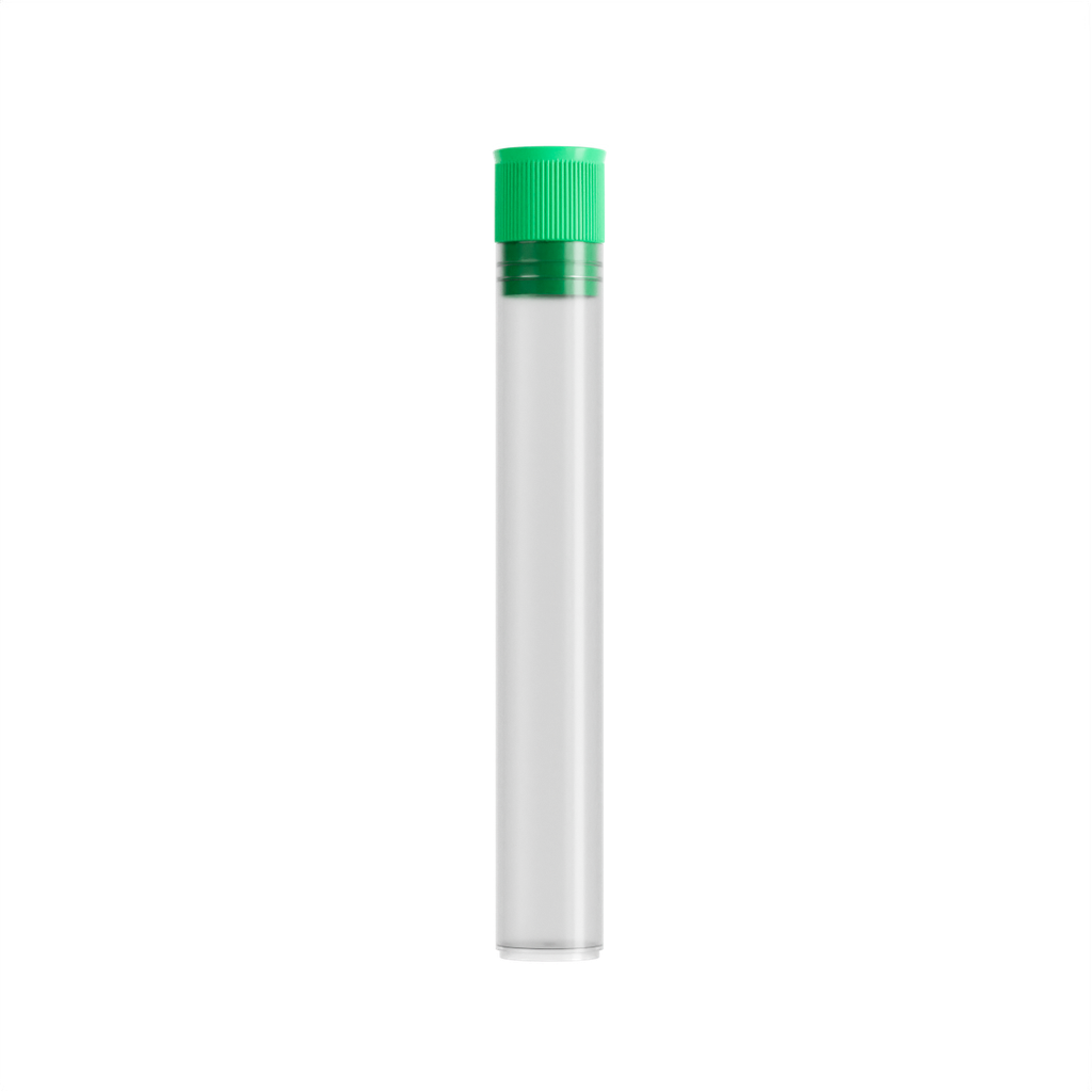 Long (109mm) Pre-Roll Tubes - Green Lid